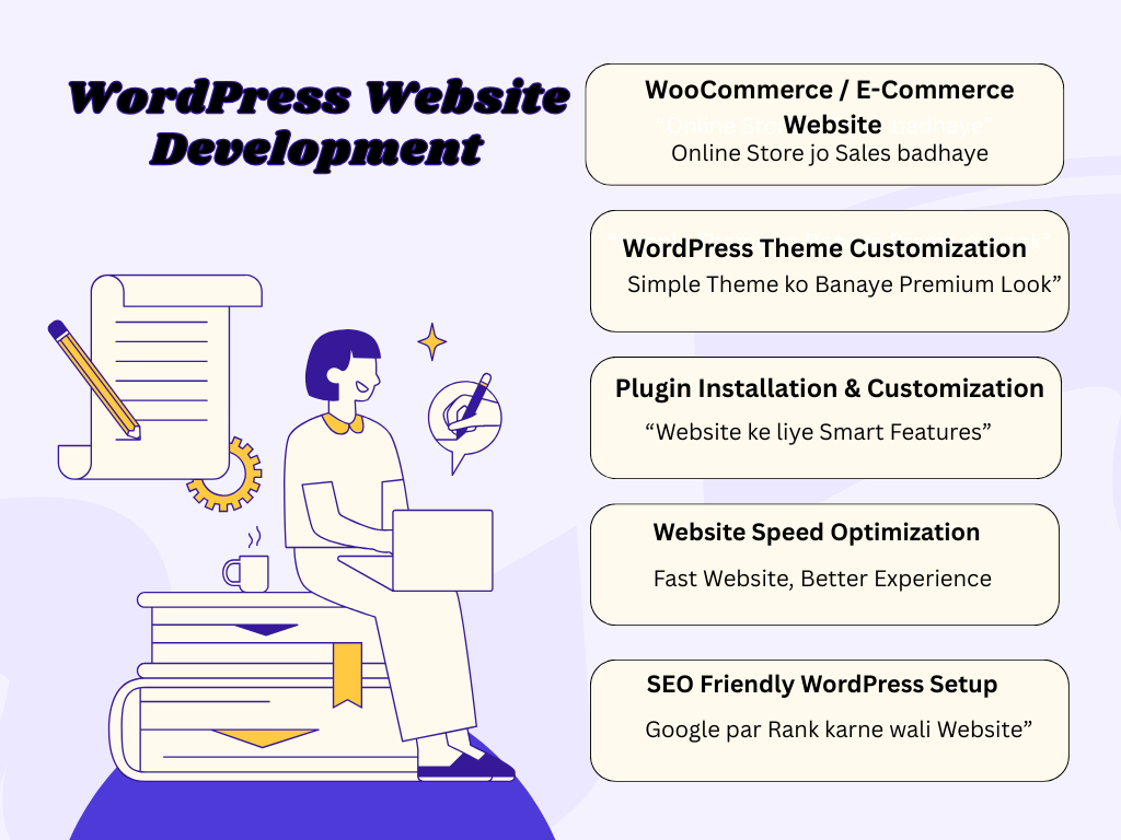 Purple and Yellow Modern Playful Scribble Steps Timeline Graphic (1)